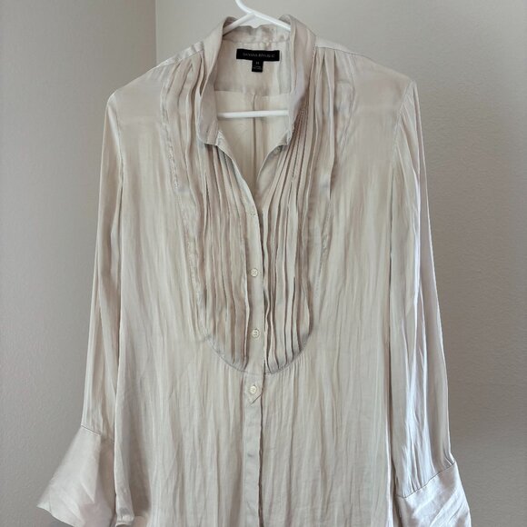 Banana Republic Crinkle Silk Blouse - Picture 1 of 2